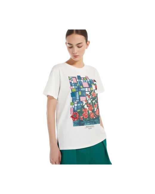 T-Shirts Max Mara de color Blue
