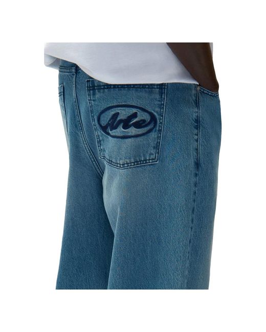 Arte' Blue Straight Jeans for men