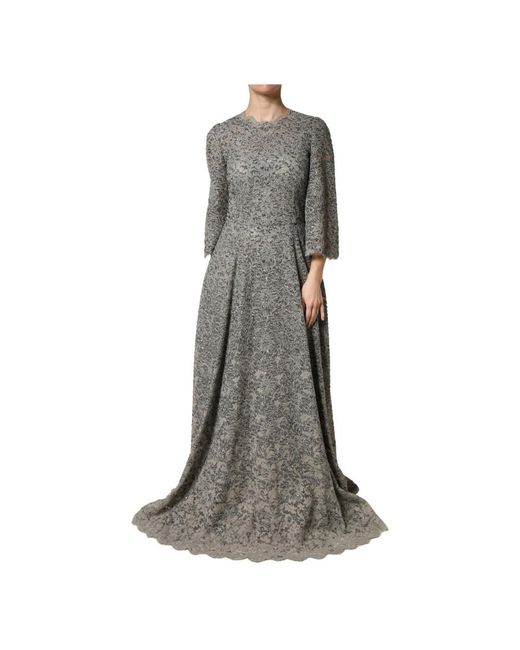 Dolce & Gabbana Gray Gowns