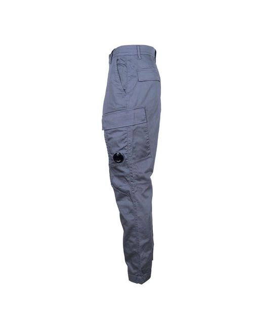 C P Company Cargohose Mit Ikonischem Linsendetail in Blue für Herren