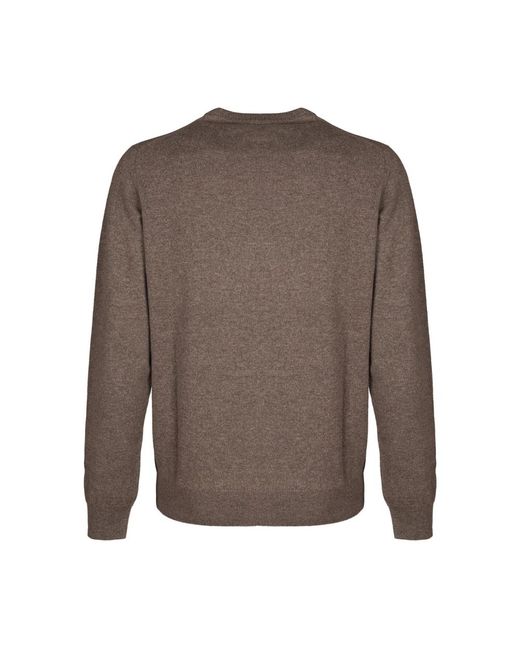 FILIPPO DE LAURENTIIS Round-Neck Knitwear in het Brown voor heren