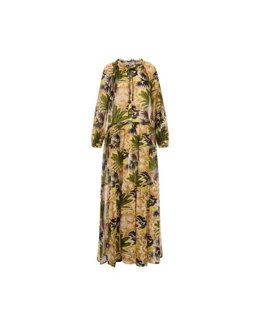 Anjuna Caftan Long in het Metallic