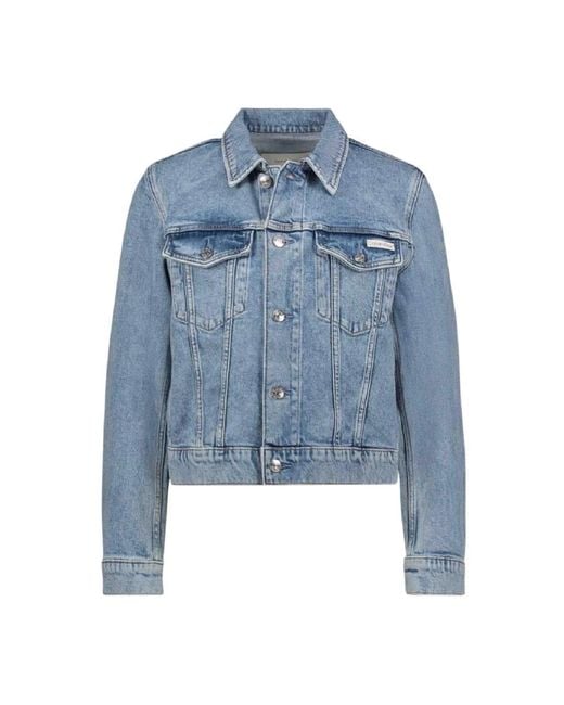 Denim Jackets Calvin Klein de color Blue