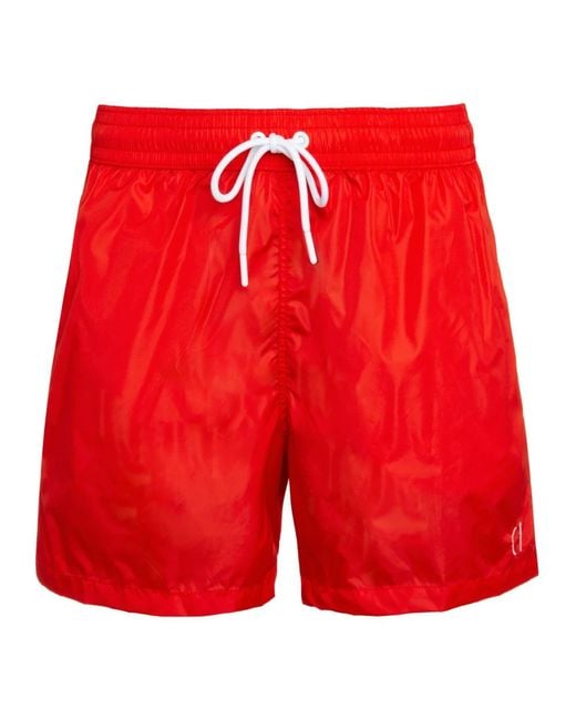 THE (Alphabet) Red Beachwear for men