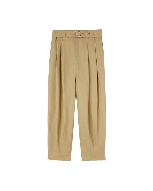 Jil Sander Natural Wide Trousers for men