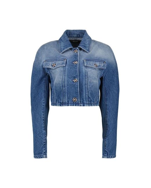 Versace Blue Denim Jackets