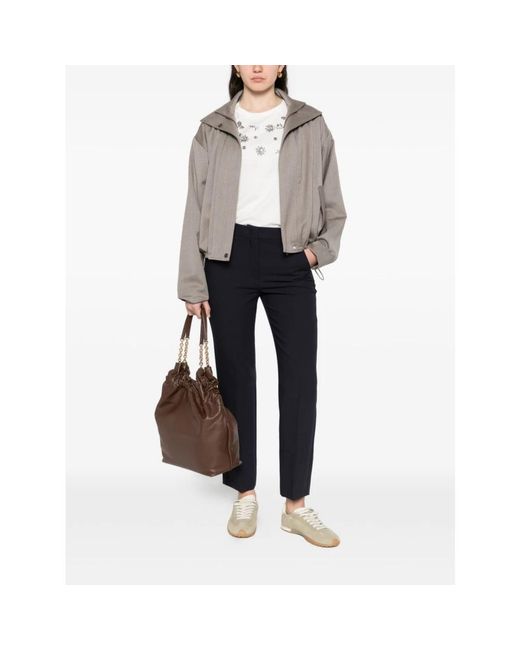 Weekend by Maxmara Black Slim-Fit Trousers