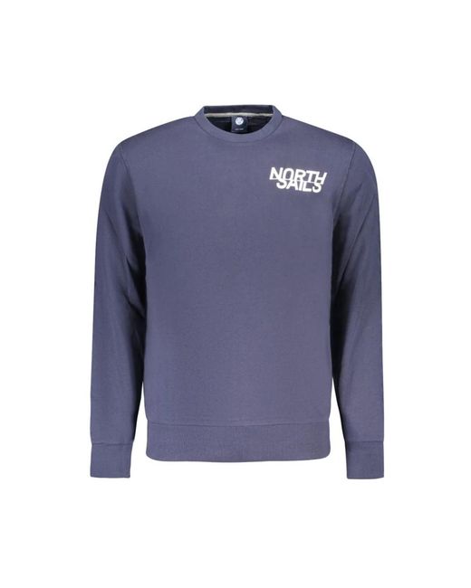North Sails Blue Sweatshirts for men