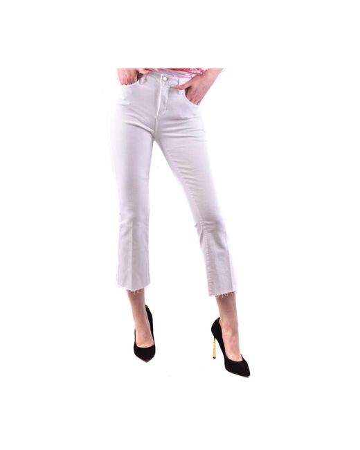 L'Agence Cropped Jeans in het Pink