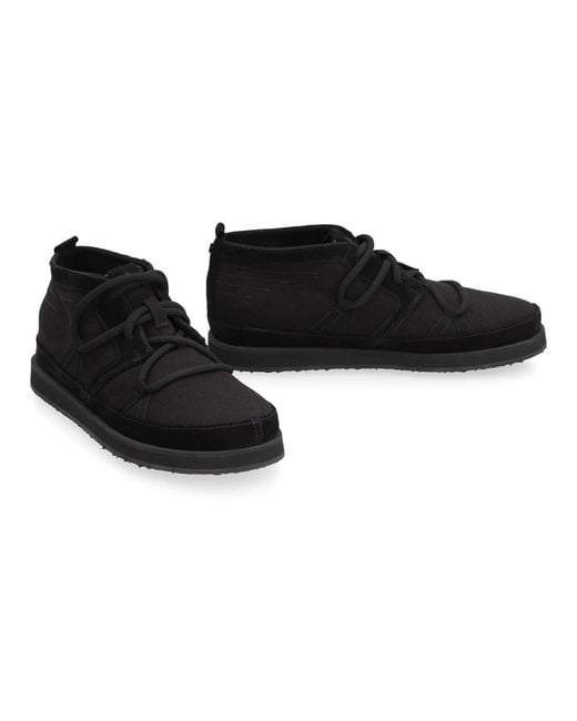 Volta Footwear Canvas Mid-Top Sneakers Mit Wildleder-Details in Black für Herren
