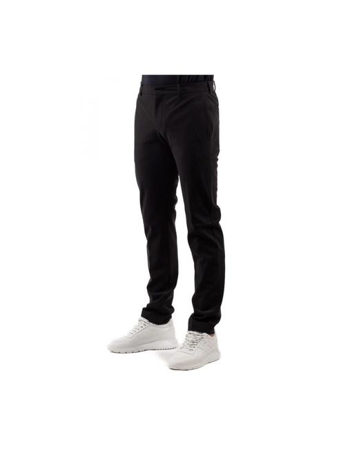 PT01 Black Slim-Fit Trousers for men