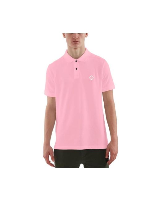 Ma Strum Pink Polo Shirts for men