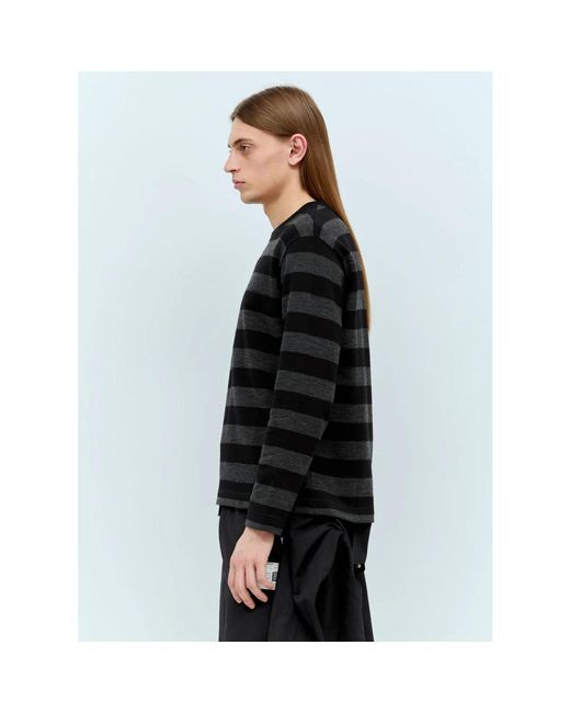 Junya Watanabe Round-neck knitwear in Black für Herren