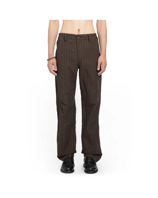 Trousers > straight trousers Ziggy Chen pour homme en coloris Brown