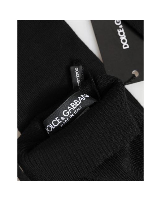 Dolce & Gabbana Black Gloves