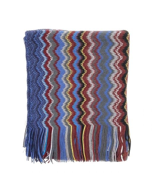 Missoni Blue Winter Scarves for men