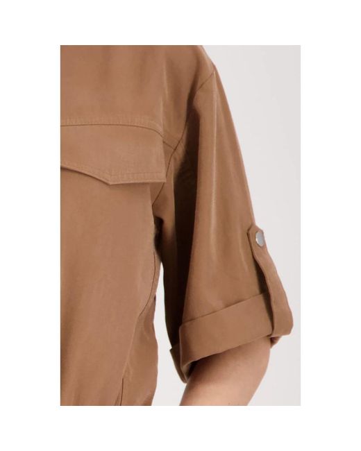 Monari Elegant Jas in het Brown