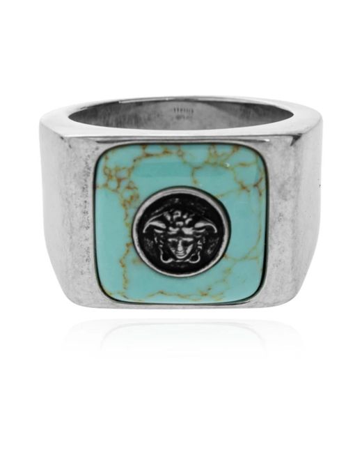 Versace Aura Ring in Green für Herren