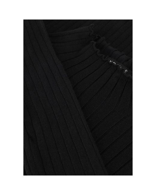 Ydence Black Schwarzes Stricktop-Set