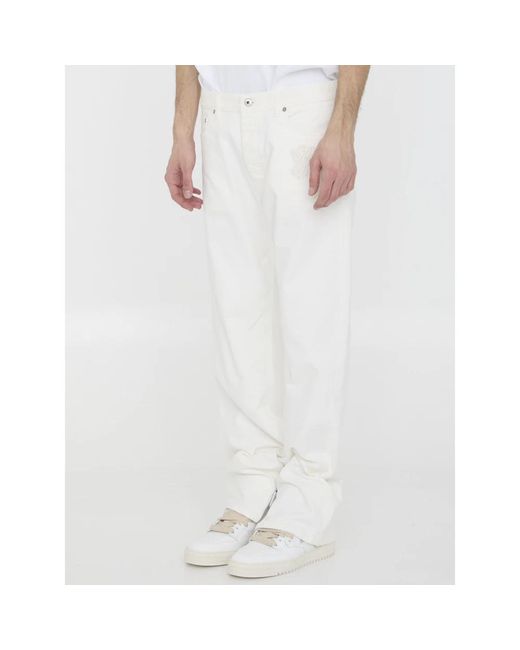 Off-White c/o Virgil Abloh White Straight Jeans for men
