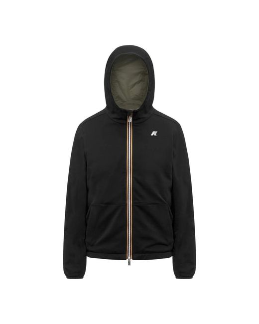 K-Way Jake Double Interlock Jas in het Black voor heren