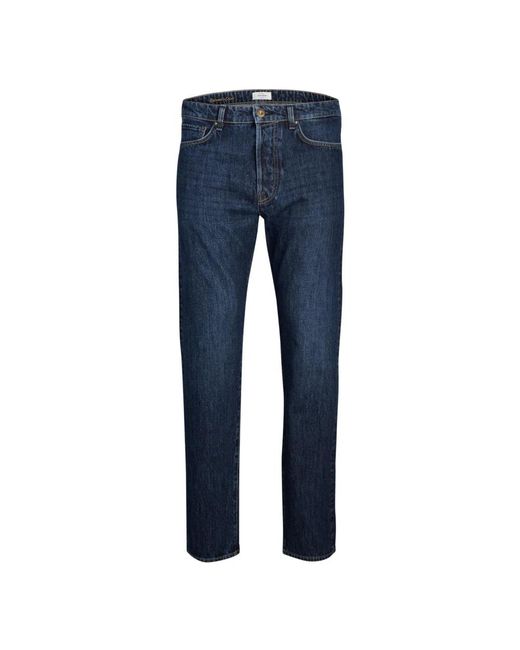 Jack & Jones Slim-fit baumwoll jeans in Blue für Herren