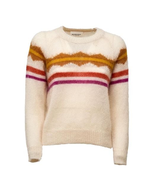 Isabel Marant Pink Round-Neck Knitwear