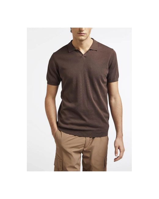 AT.P.CO Black Polo Shirts for men