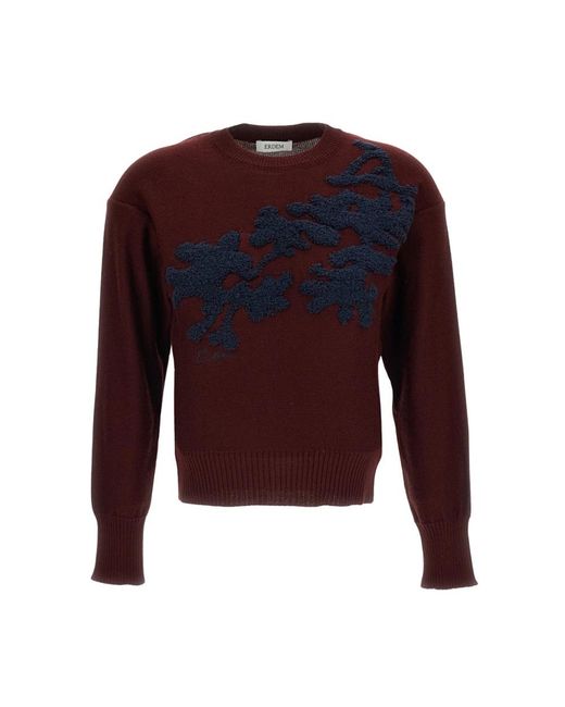 Erdem Red Round-Neck Knitwear
