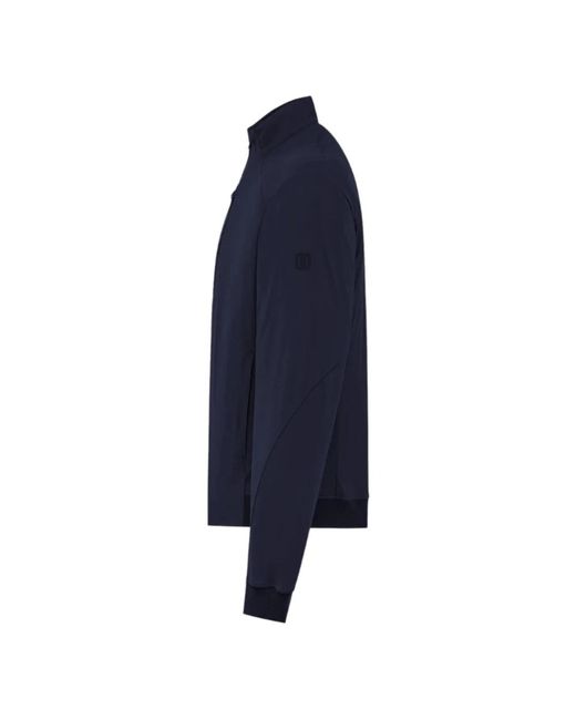 DUNO Hybrid Packable Bomberjacke in Blue für Herren