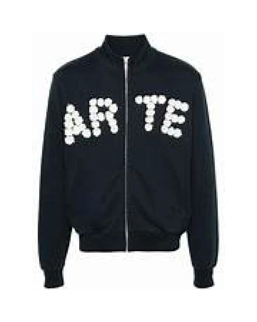 Arte' Blue Zip-Throughs for men