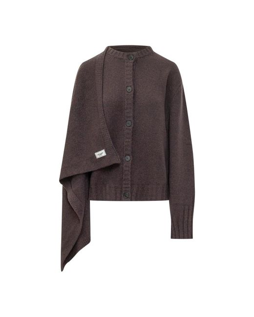 The Attico Cardigan Cachemire in het Brown