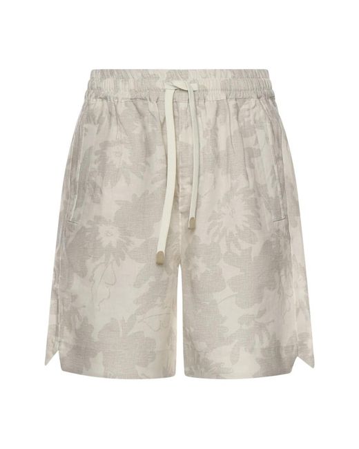 Eleventy Natural Casual Shorts for men
