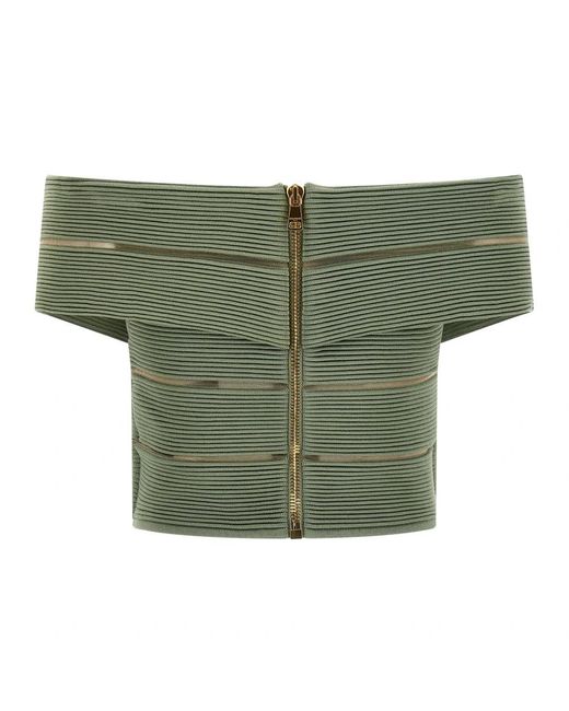 Balmain Green Blouses