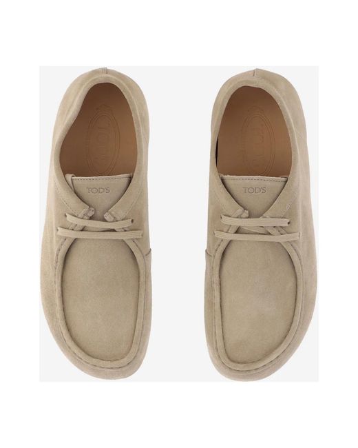 Tod's Natural Laced Shoes for men
