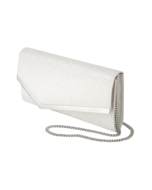 Jimmy Choo White Clutches
