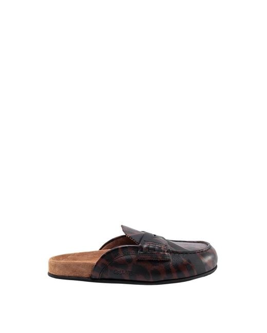 COLLEGE Brown Mules for men