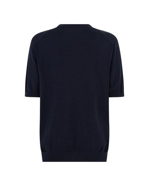 Slowear Blue Round-Neck Knitwear for men