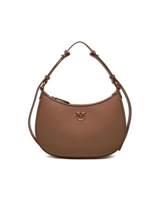 Pinko Brown Shoulder Bags
