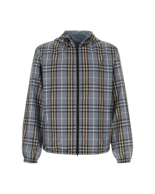 Burberry Gray Light Jackets for men
