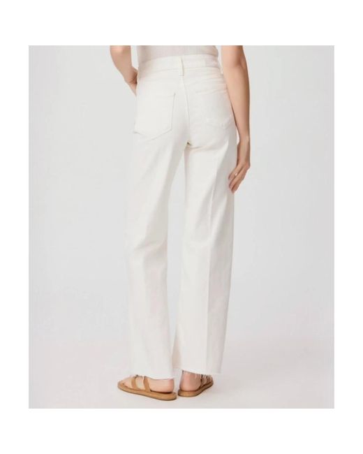 PAIGE White Wide Jeans