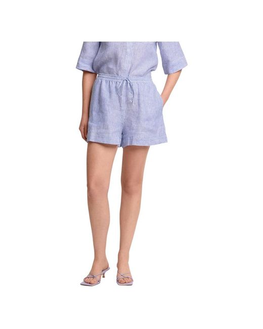 Kocca Gestreepte Shorts in het Blue