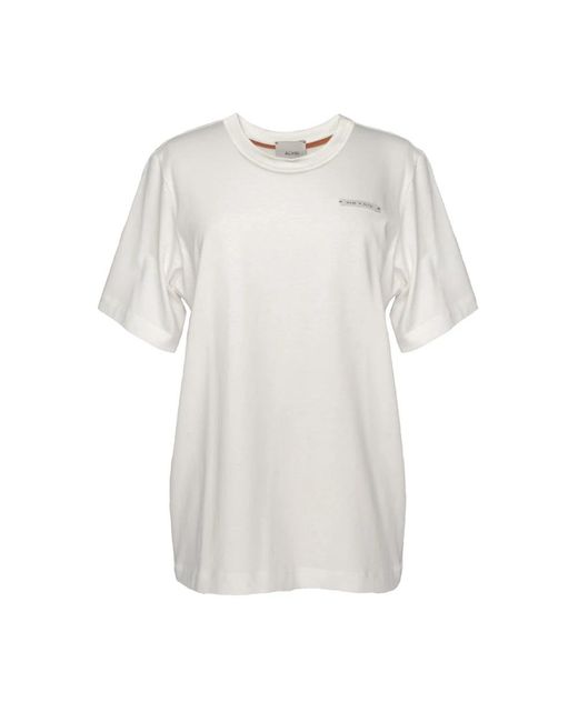 Alysi T-Shirt in het White