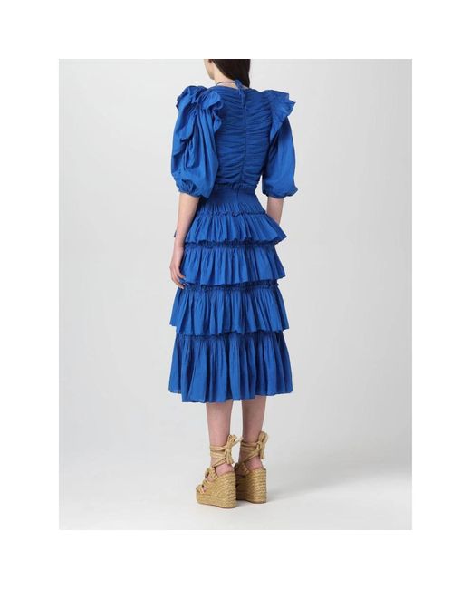 Midi Dresses Sea en coloris Blue