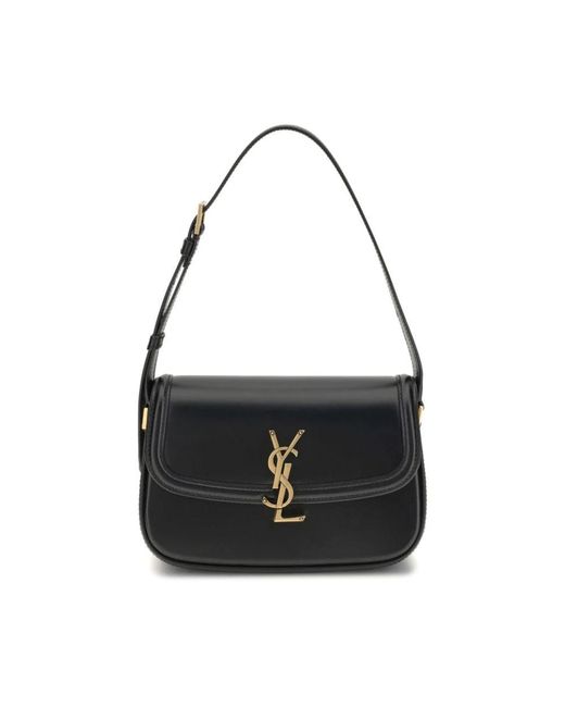 Saint Laurent Black Solferino Mini Schultertasche