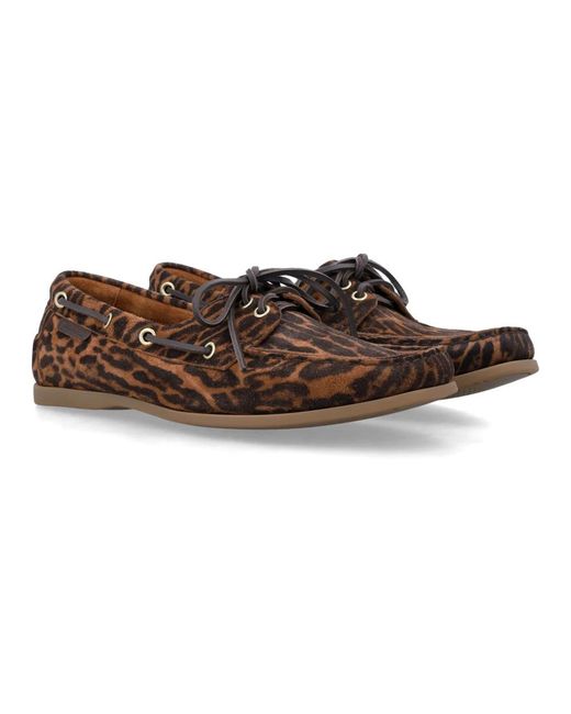 Tom Ford Brown Boat Shoes for men