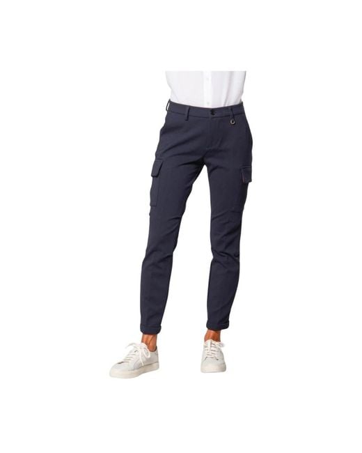 Mason's Blue Cropped Trousers