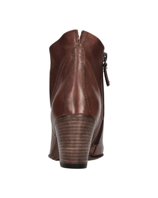 Hundred 100 Brown Heeled Boots