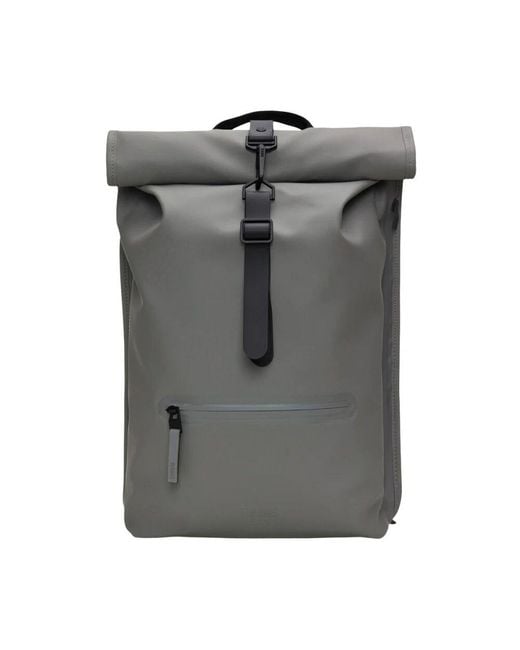 Rains Gray Backpacks