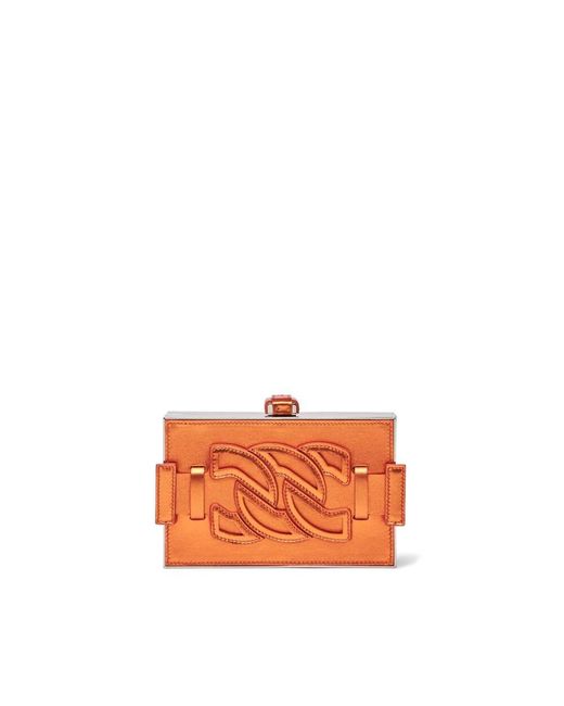 Casadei Orange Metallische tasche